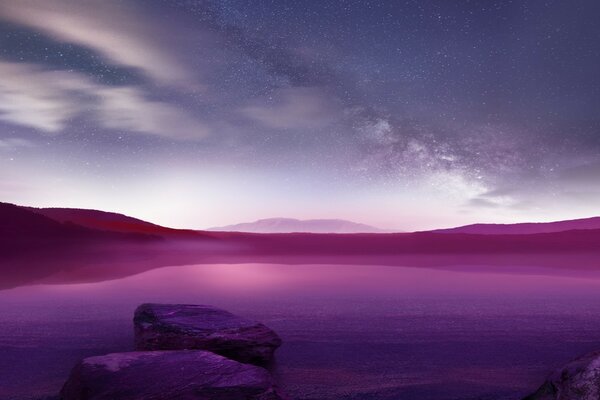 Wallpaper for android twilight in the evening