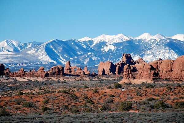 Contreforts dans le parc National d arches