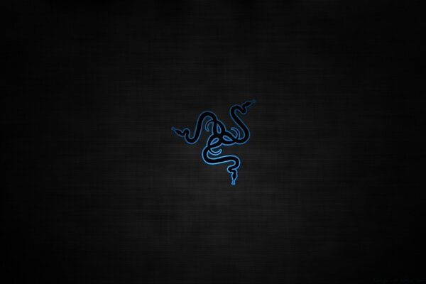 Dark blue pattern on a black background