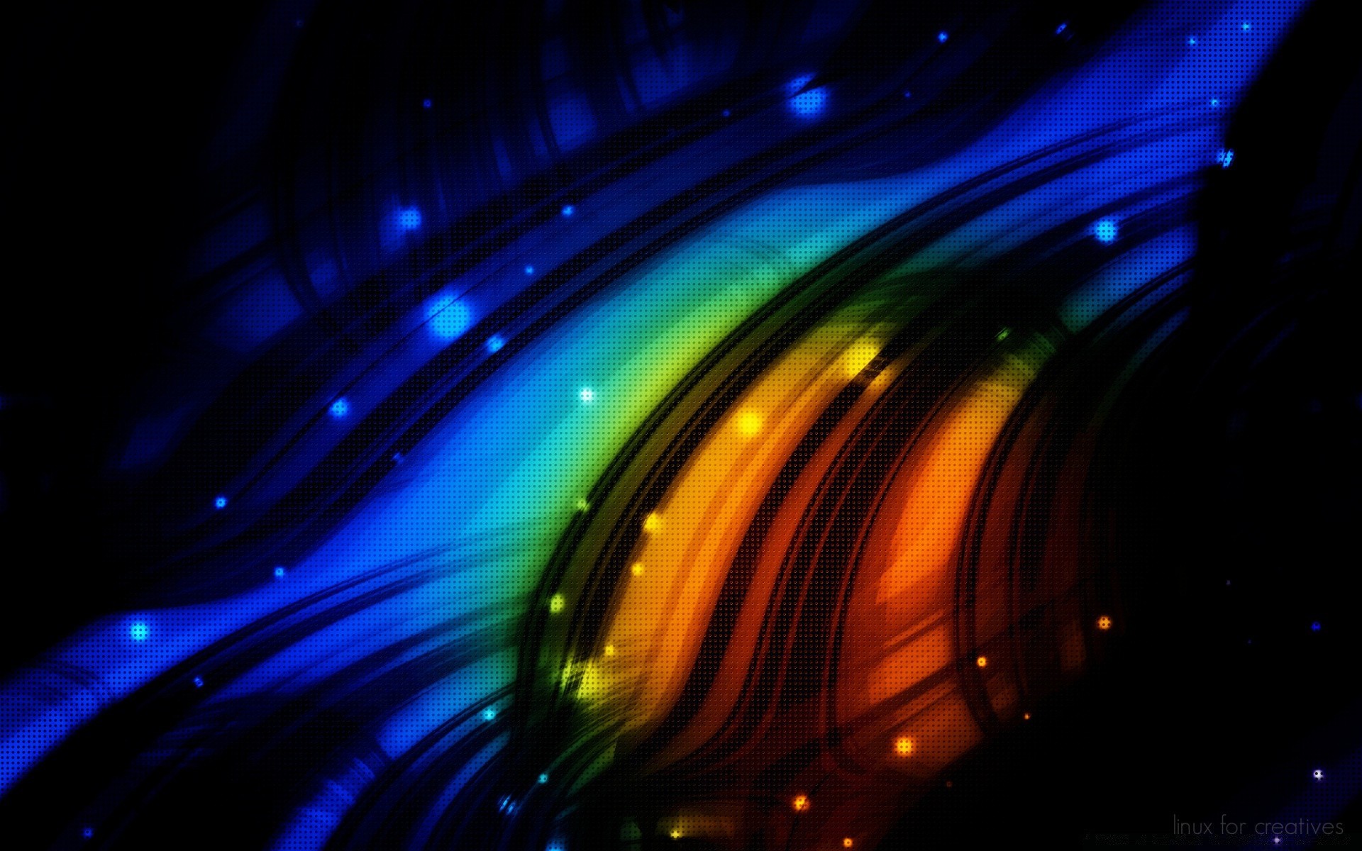 linux blur motion abstract light dynamic futuristic line dark luminescence design