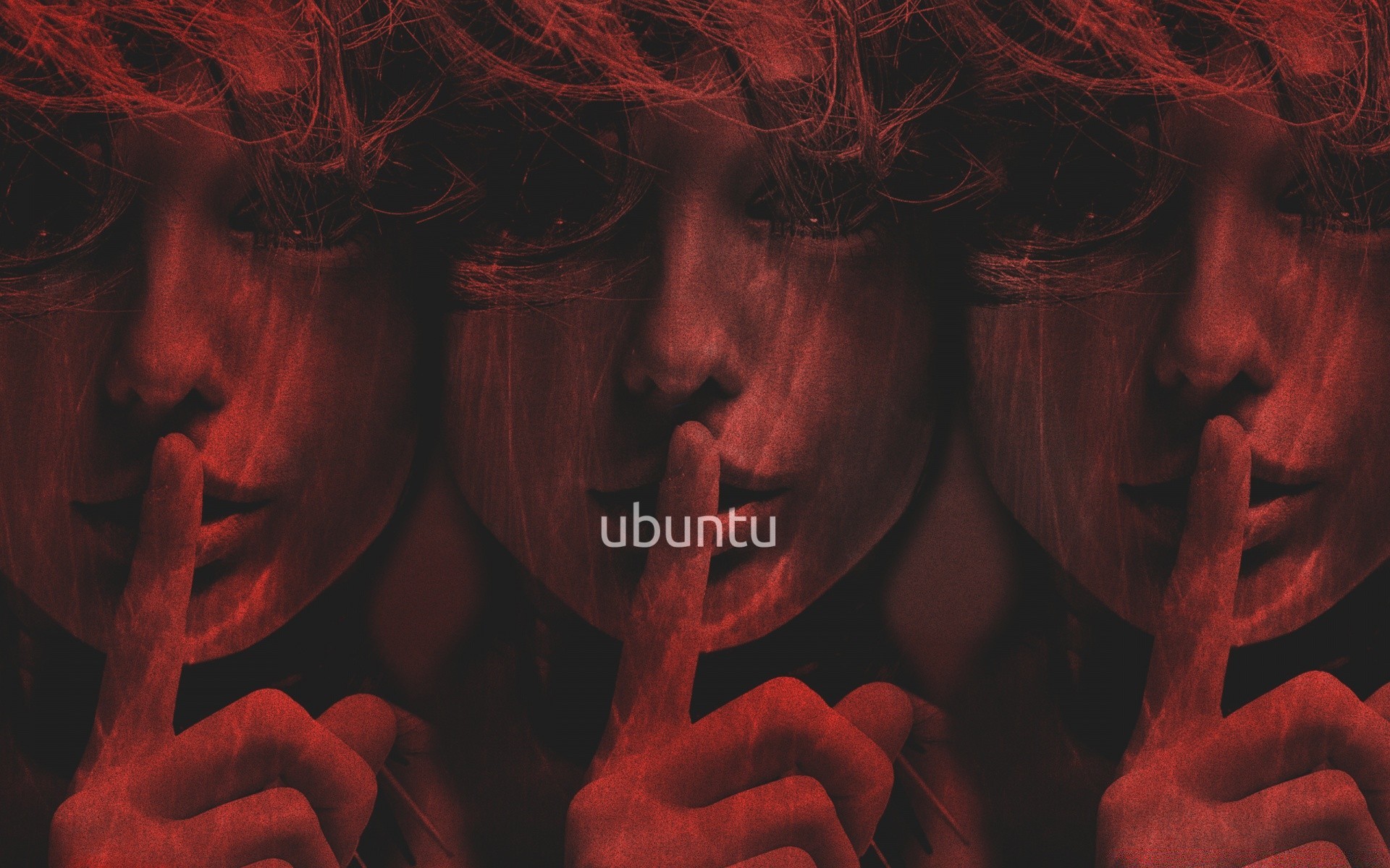 linux 艺术 女人 抽象 黑暗