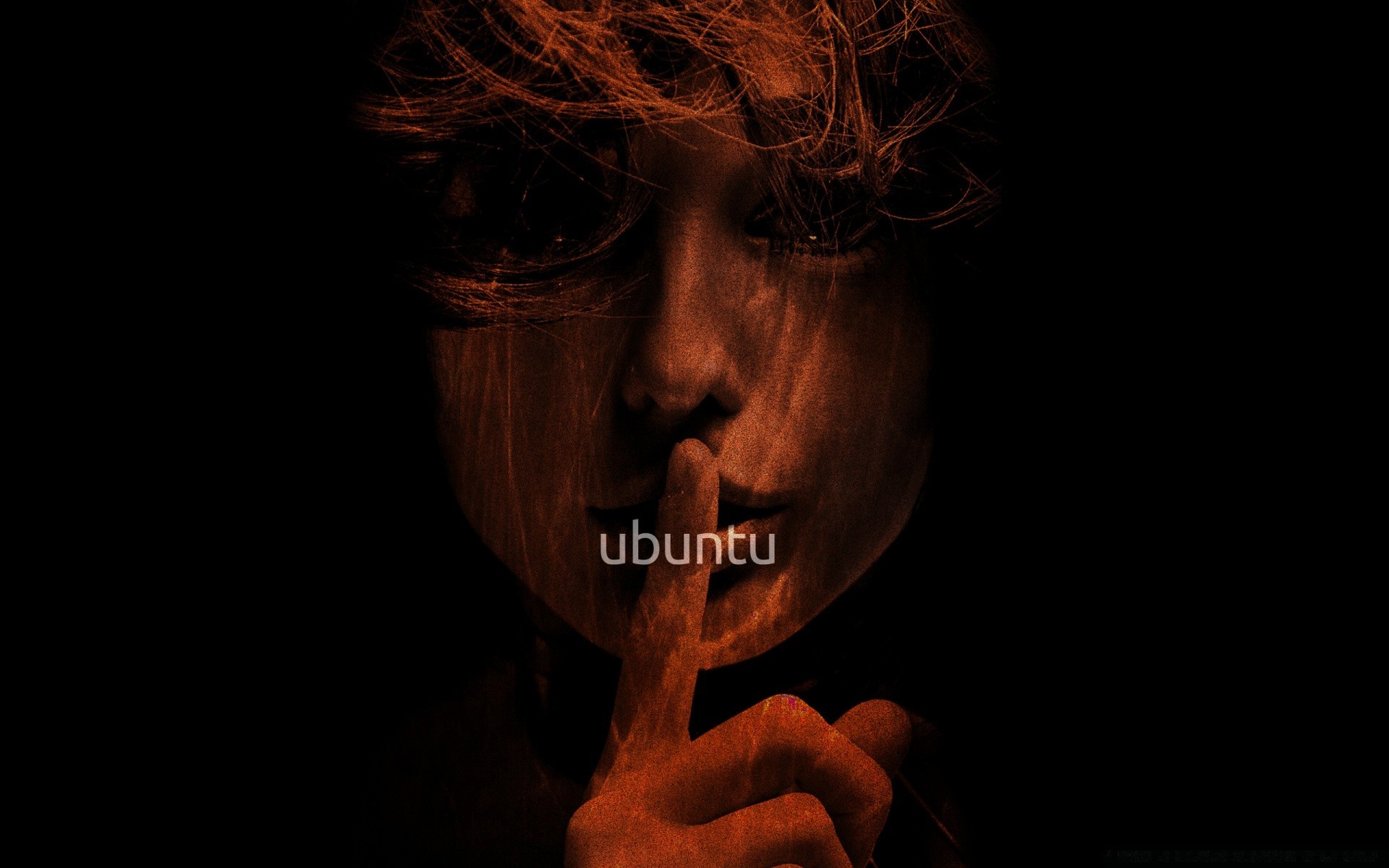 linux portrait dark one man adult face