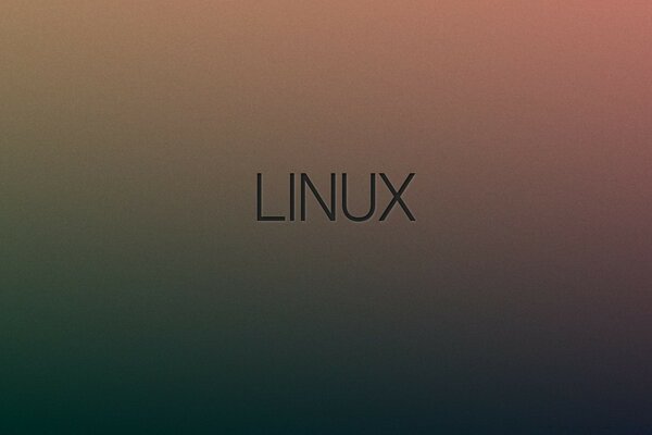 Қараңғы фонда linux сөзі