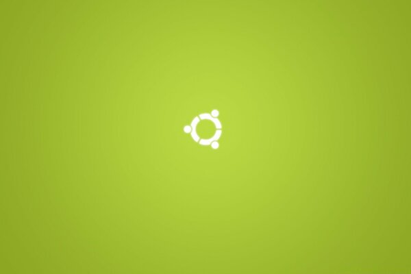 Logo Linux em fundo verde