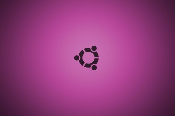 Linux logo illustration on purple background