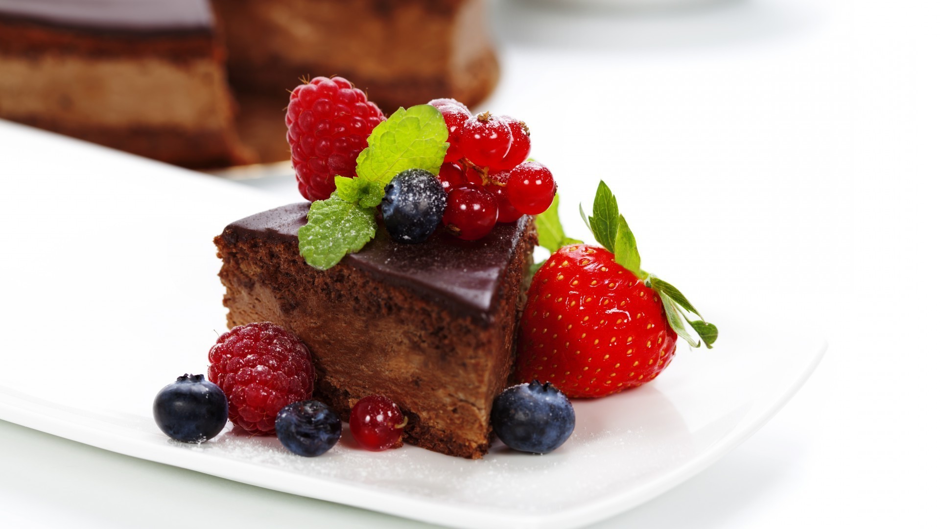 chocolat fruits doux baie délicieux repas fraise framboise menthe crème gâteau épicure rafraîchissement pâtisserie petit déjeuner délicieux sucre en bonne santé régime alimentaire