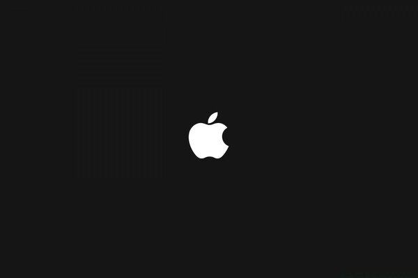 Logotipo mac preto e branco