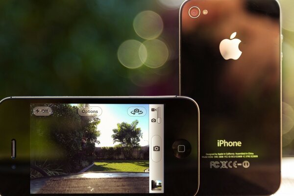 IPhone al aire libre