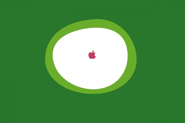 White spot on a green background with logos in the center