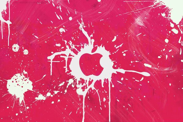 Fuchsia apple splash screen