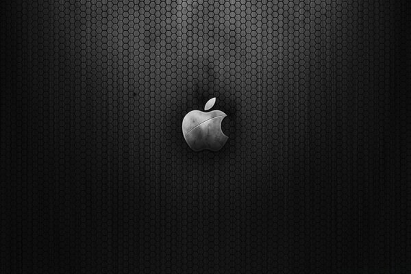 Mac Apple Logo-Symbol auf dem Desktop