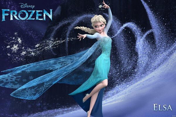 Героиня мультфильма Frozen