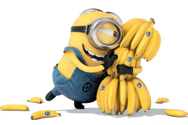 Minion with his banana girlfriend