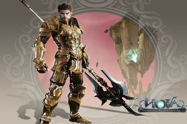 The main character of the game AION