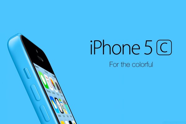 Iphone 5s blue for colorful