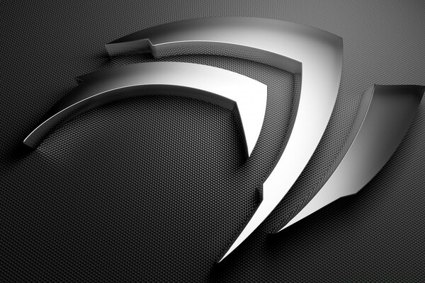 Nvidia monochrome logo design