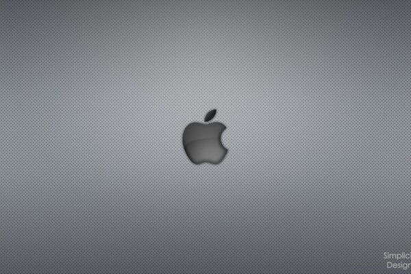 A blurred apple on a lead background