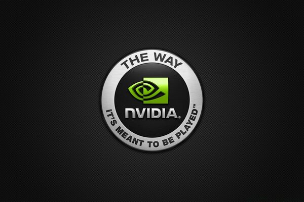 Anotação da área de trabalho nvidia em um fundo escuro