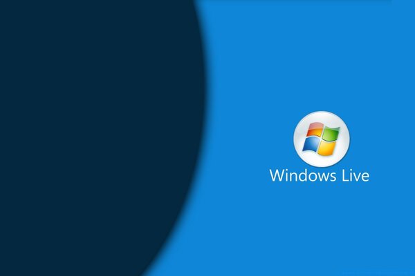 Logo di Windows su sfondo blu