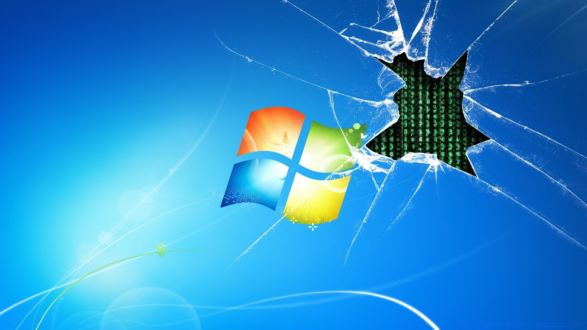 windows illüstrasyon masaüstü soyut doğa tasarım