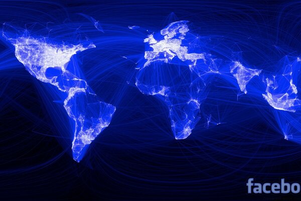 La luz del planeta es como islas