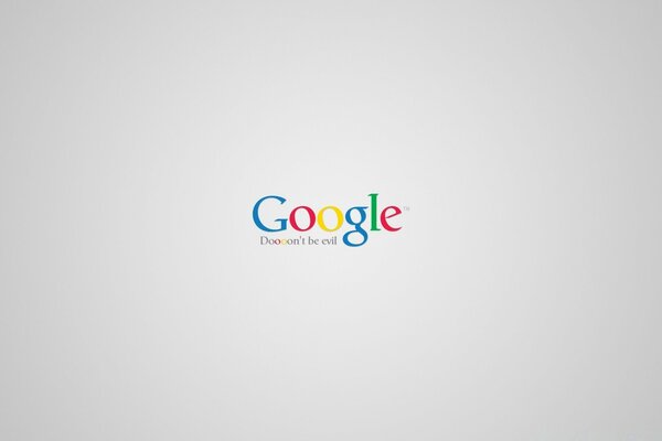 Logo Google na szarym tle