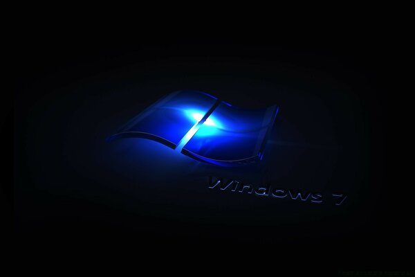 Dunkles Licht des Windows-Desktops