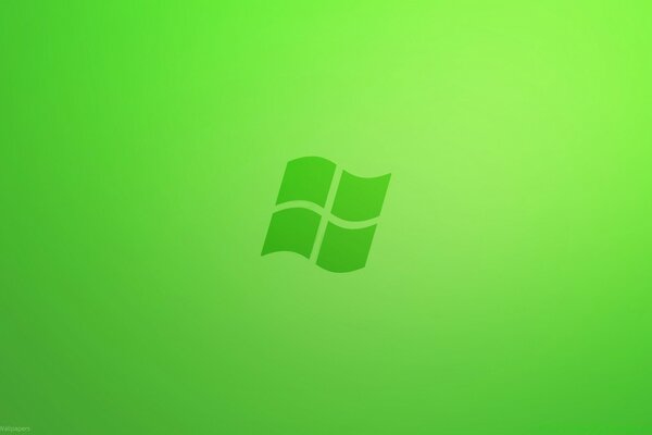 Économiseur d écran Windows dégradé vert