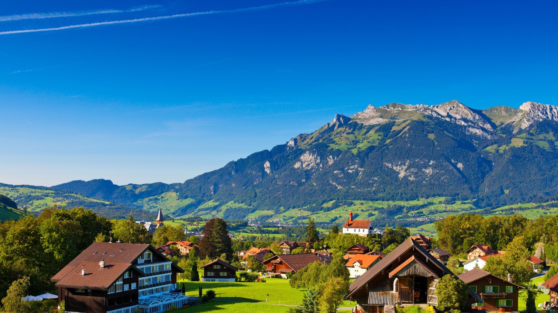 stadt reisen berge haus im freien holz natur sommer landschaft himmel baum architektur zuhause landschaftlich tageslicht hügel see