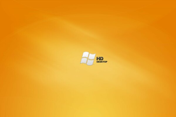 HD Orange Desktop perspective