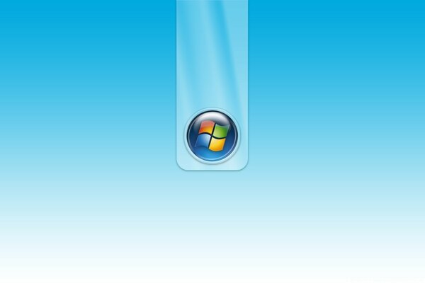 Blauer Hintergrund mit Windows-Symbol