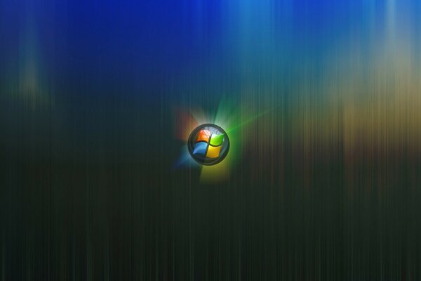 Windows icon on a blurry background