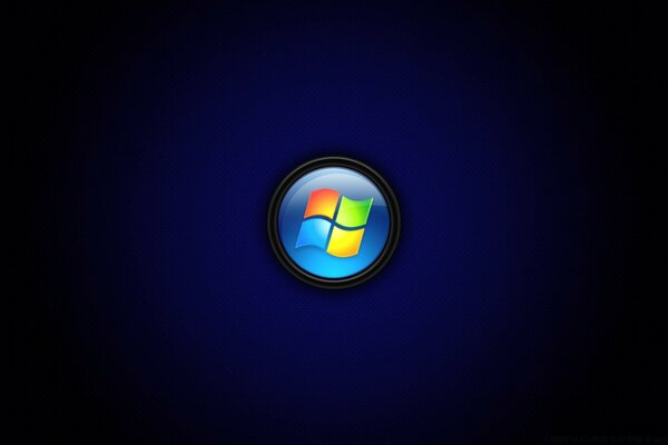 Dunkler blauer Windows-Hintergrund