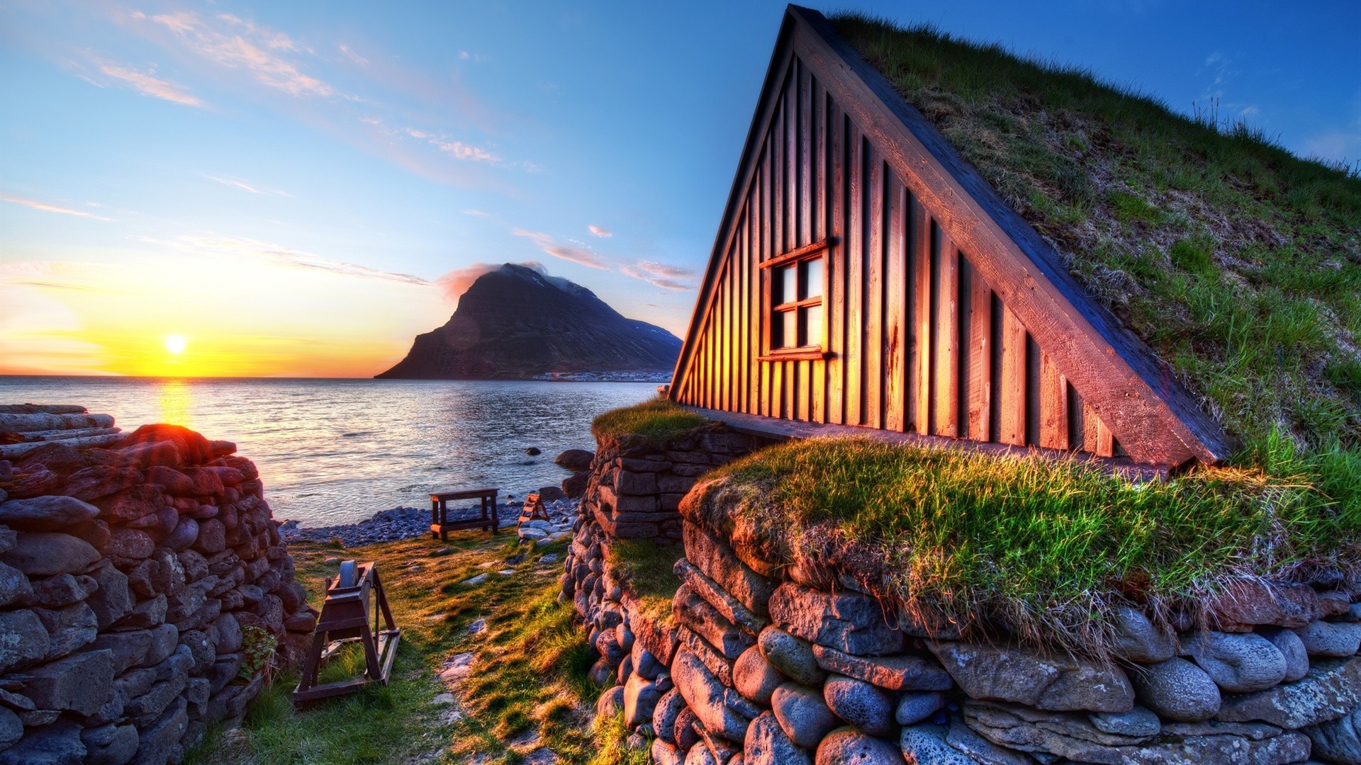 houses and cottages water travel seashore sky landscape sea outdoors nature sunset ocean summer daylight scenic evening rock beach