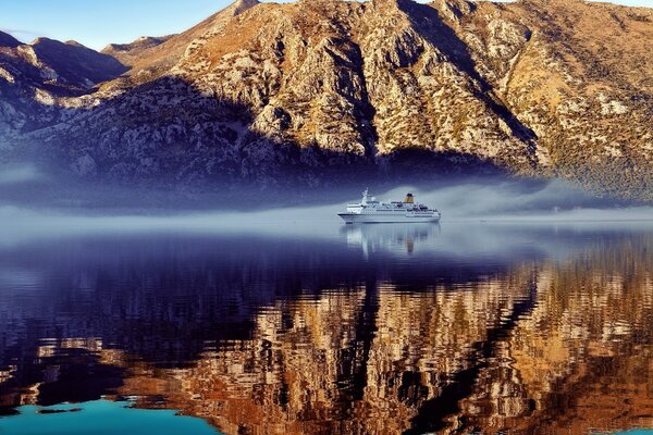 Landscape of nature, the mystery of water