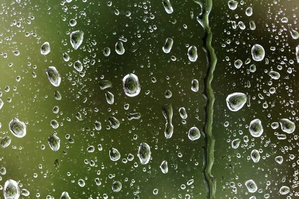 Foto macro da gota de água