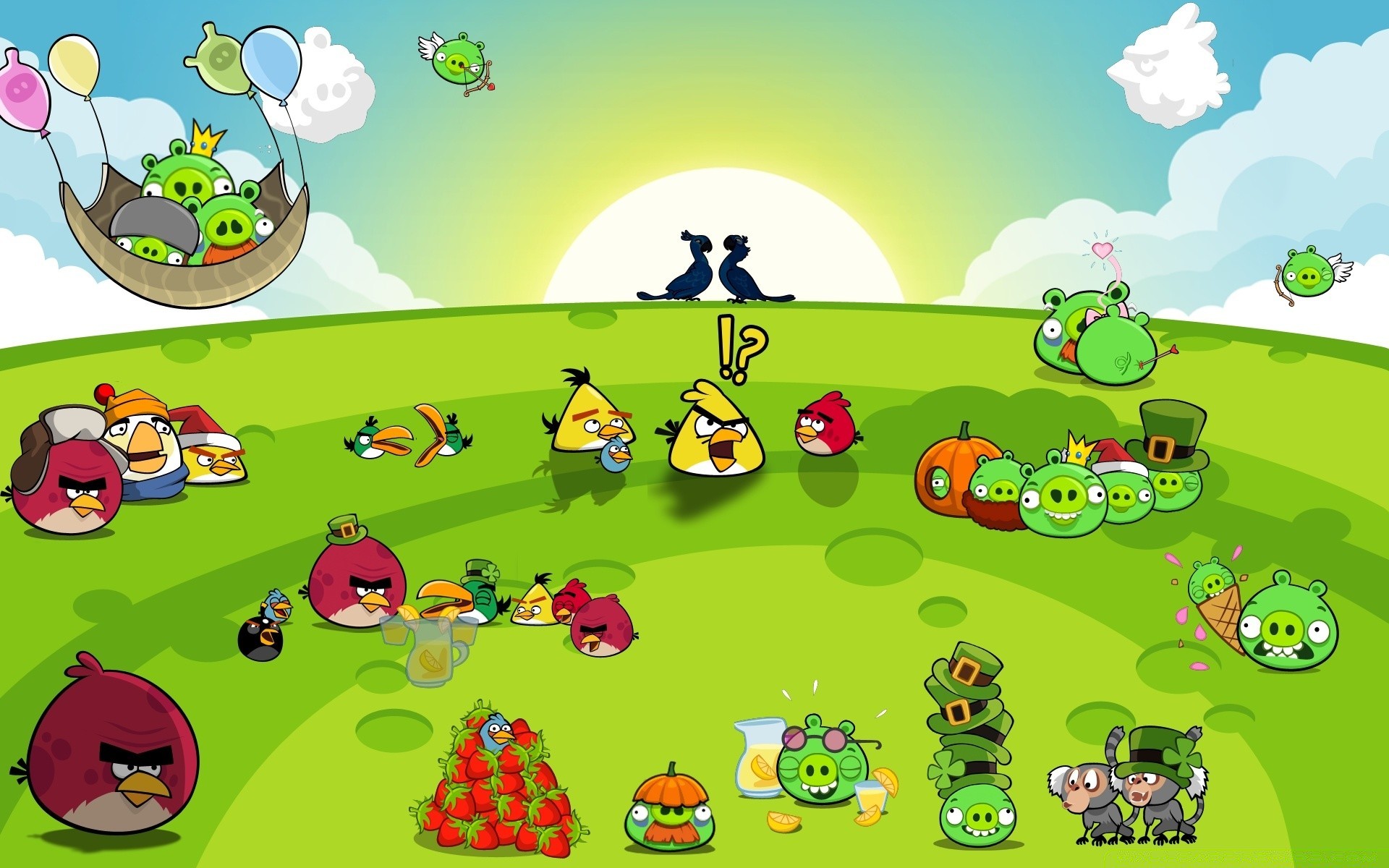 angry birds illustration skizze kind spaß vektor baum niedlich natur gras schaf grafik tier