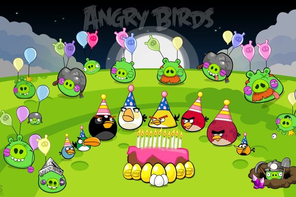 Сүйкімді angry birds