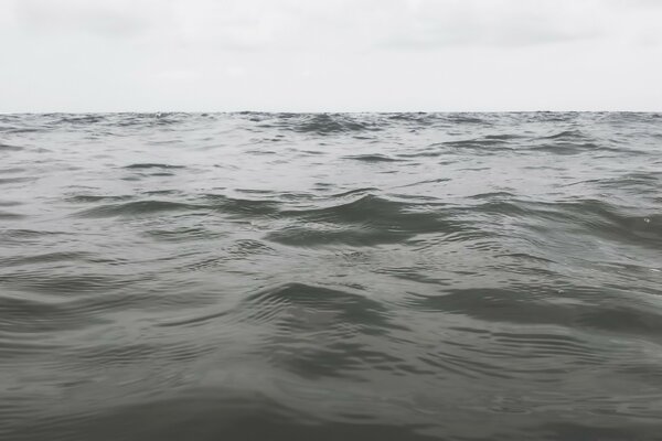 Calm ocean and clear sky