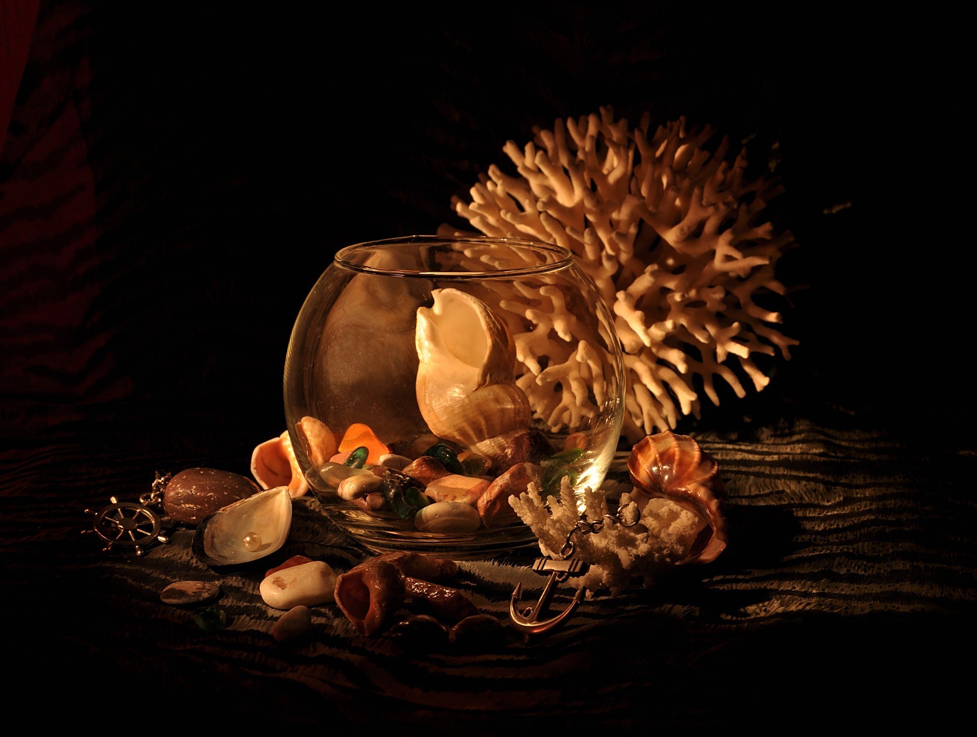 creative food still life desktop flame dark