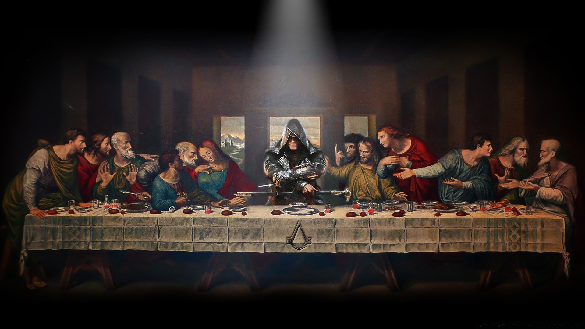 assassin s creed zespół muzyka wydajność pokój kobieta dorosły meble festiwal nosić odpoczynek wiele muzyk człowiek piosenkarka teatr dziecko religia