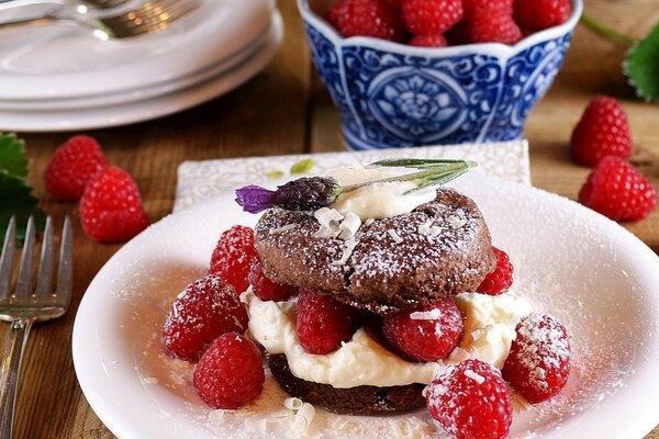 Delicious strawberry dessert