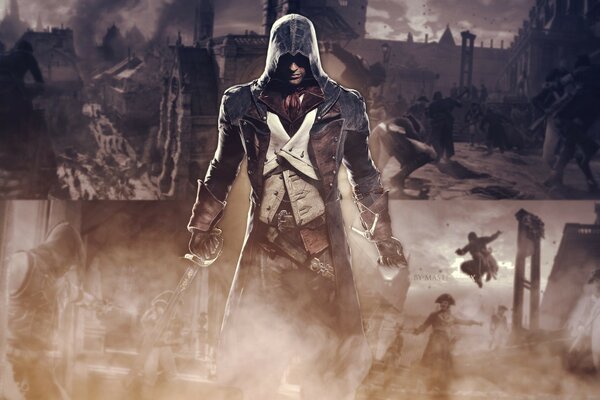 Plakat Retro assassins creed