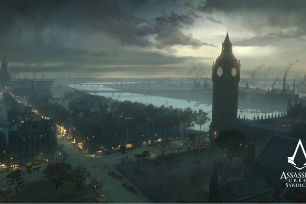 Il crepuscolo al tramonto in assassin s creed