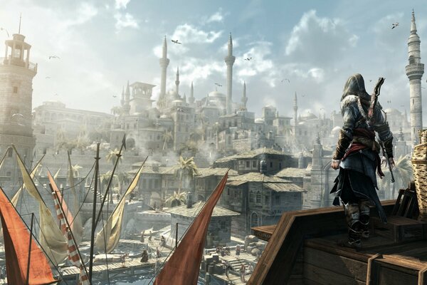 Assassin s creed viaja pelos telhados