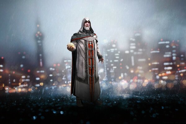 Assassin s creed in the light of the city holiday