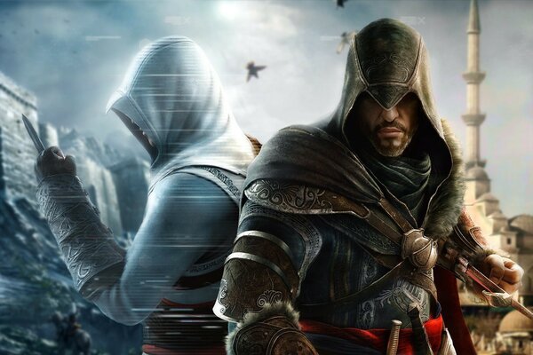 A scene from the game assassin s creed