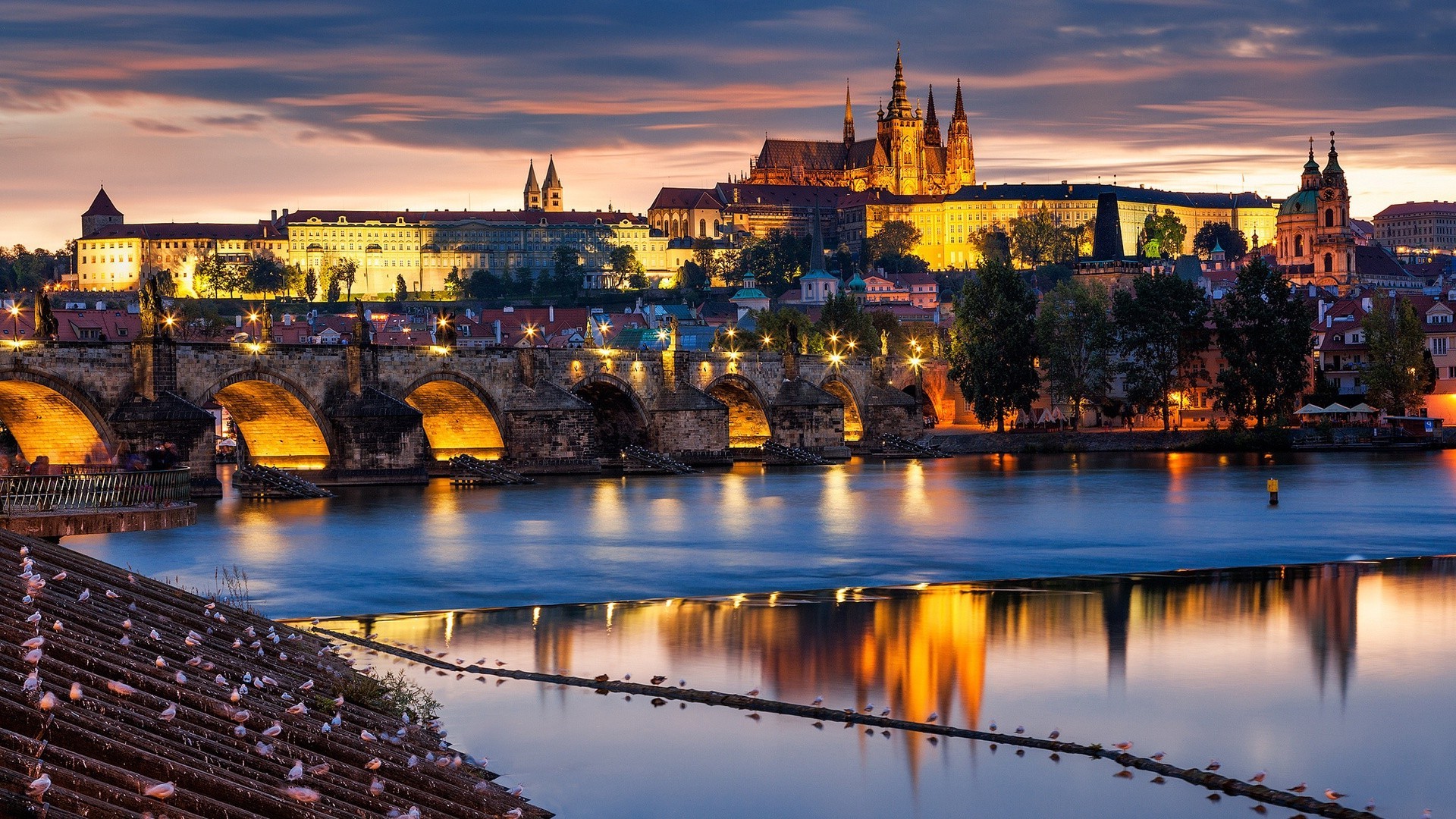 ciudades y arquitectura agua río viajes arquitectura ciudad crepúsculo puente noche ciudad iluminación reflexión casa puesta de sol catedral iglesia cielo ciudad urbano al aire libre