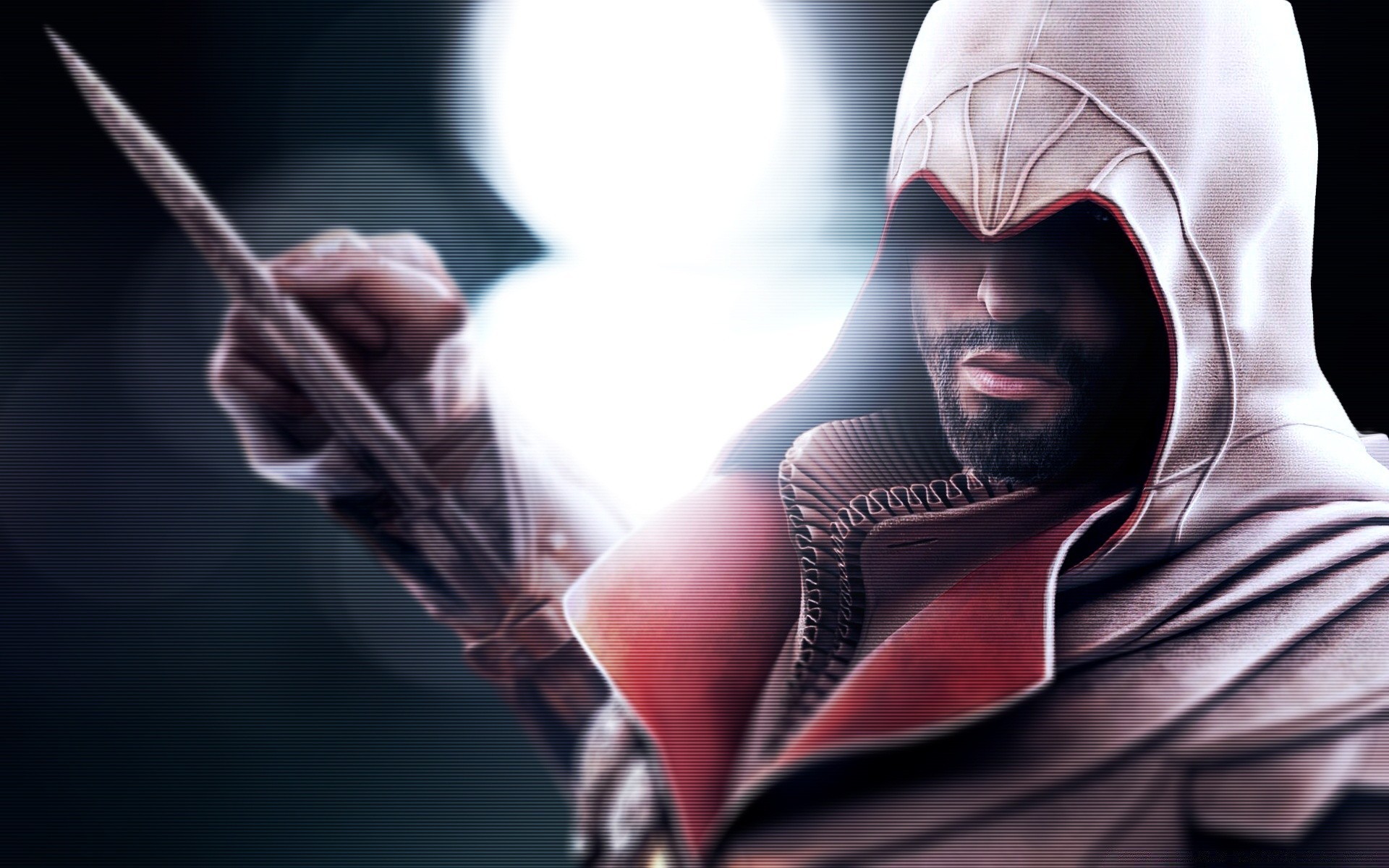 assassin s creed бір адам ересек портрет қару қараңғы