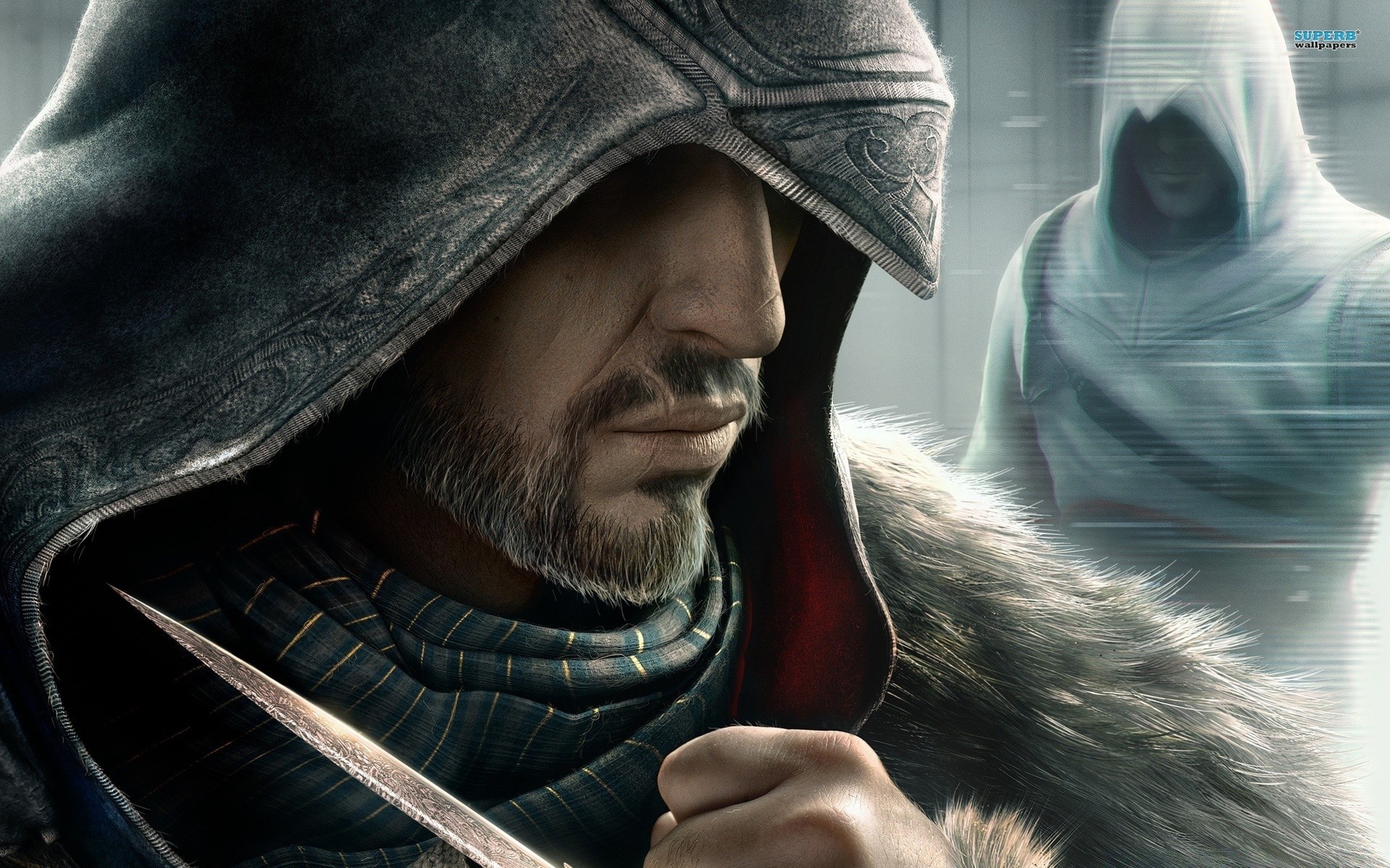 assassin s creed człowiek jeden portret dorosły welon okładka kobieta